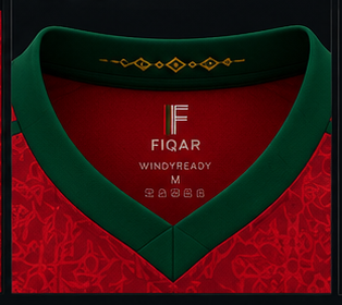 FIQAR Morocco World Cup 2026 Jersey - Red Edition
